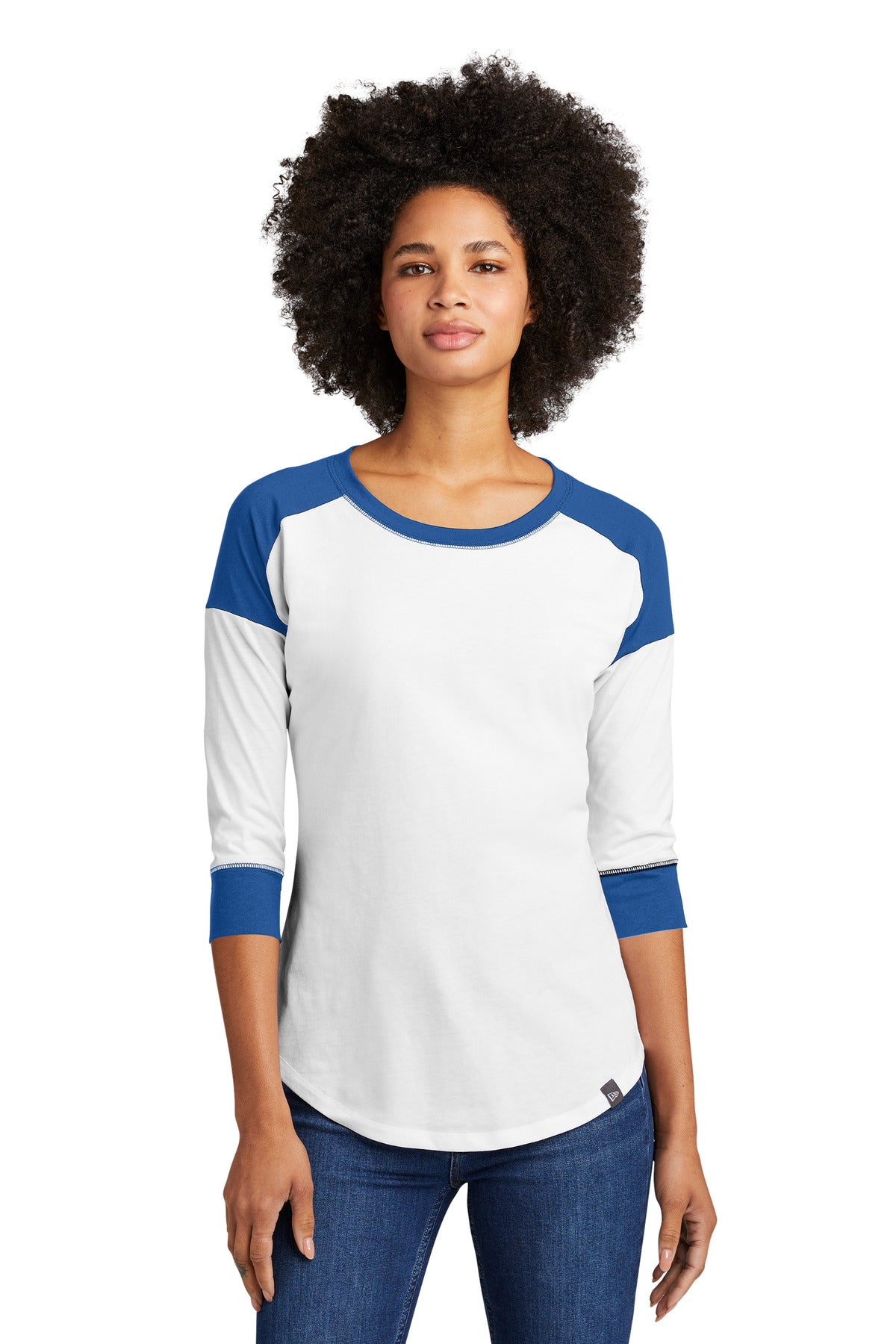 New Era Women's    Heritage Blend 3/4-Sleeve Baseball Raglan Tee