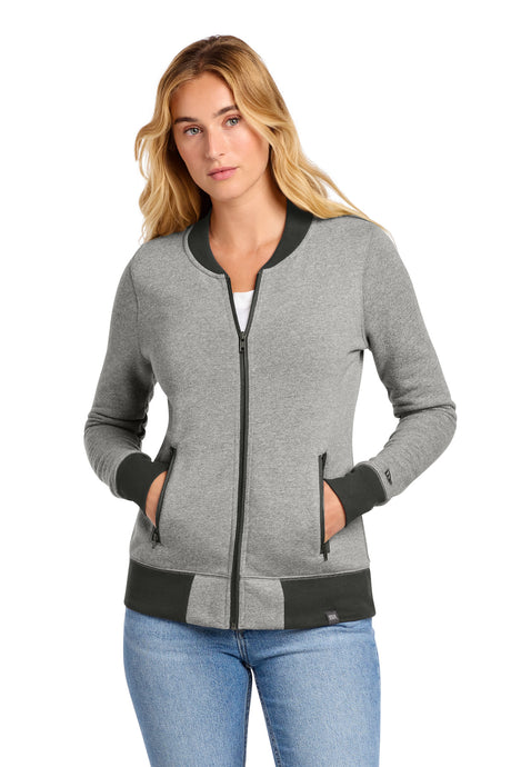 New Era Women's   French Terry Baseball Full-Zip