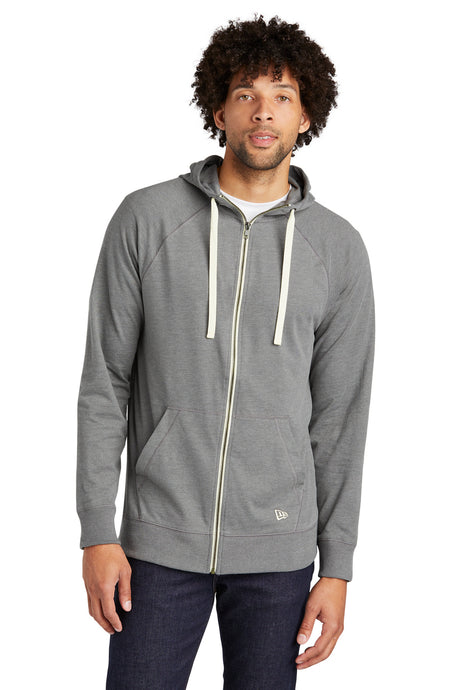 New Era Men's    Sueded Cotton Blend Full-Zip Hoodie