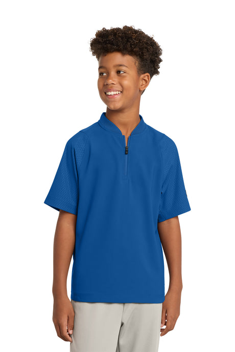 New Era Youth    Cage Short Sleeve 1/4-Zip Jacket