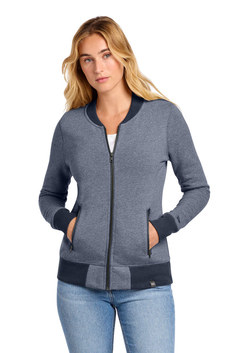 New Era Women's   French Terry Baseball Full-Zip