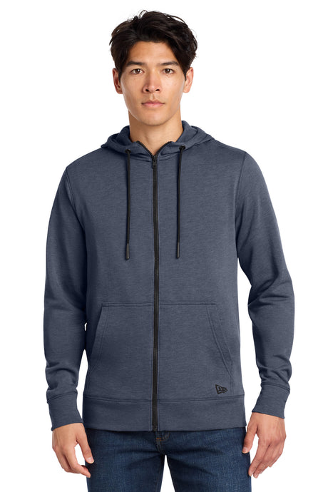 New Era Men's    Tri-Blend Fleece Full-Zip Hoodie NEA511