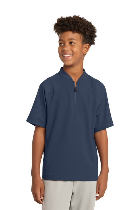 New Era Youth    Cage Short Sleeve 1/4-Zip Jacket
