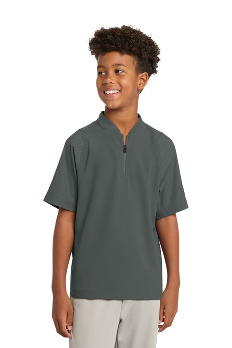 New Era Youth    Cage Short Sleeve 1/4-Zip Jacket