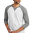 New Era Men's    Sueded Cotton Blend 3/4-Sleeve Baseball Raglan Tee