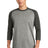 New Era Men's    Heritage Blend 3/4-Sleeve Baseball Raglan Tee