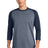 New Era Men's    Heritage Blend 3/4-Sleeve Baseball Raglan Tee