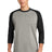 New Era Men's    Heritage Blend 3/4-Sleeve Baseball Raglan Tee