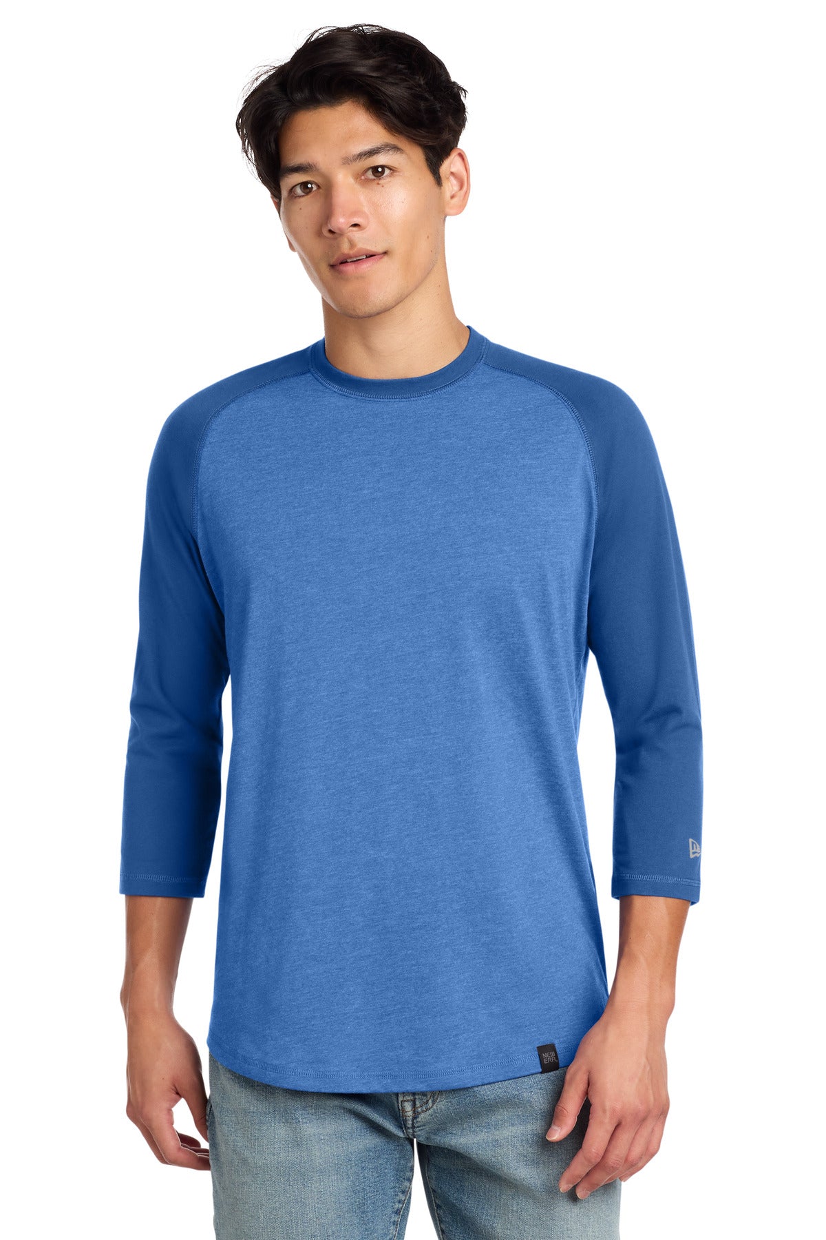 New Era Men's    Heritage Blend 3/4-Sleeve Baseball Raglan Tee