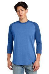 New Era Men's    Heritage Blend 3/4-Sleeve Baseball Raglan Tee