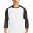 New Era Men's    Heritage Blend 3/4-Sleeve Baseball Raglan Tee