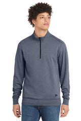 New Era Men's    Tri-Blend Fleece 1/4-Zip Pullover