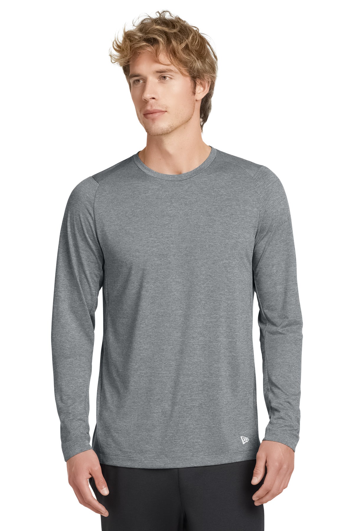 New Era Men's    Series Performance Long Sleeve Crew Tee