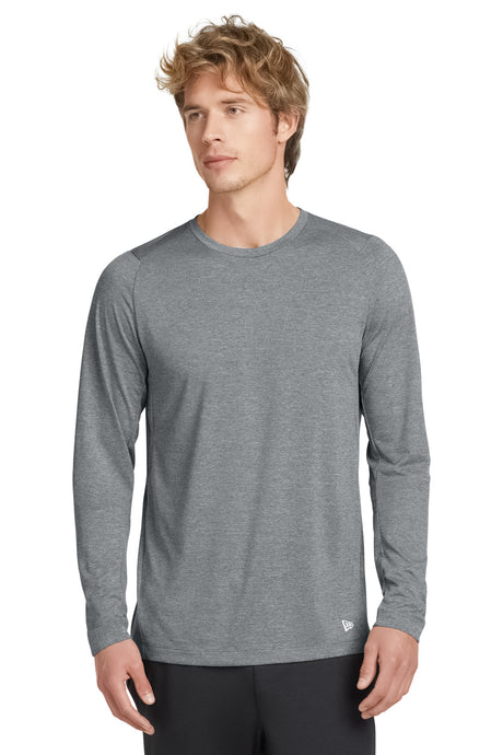 New Era Men's    Series Performance Long Sleeve Crew Tee