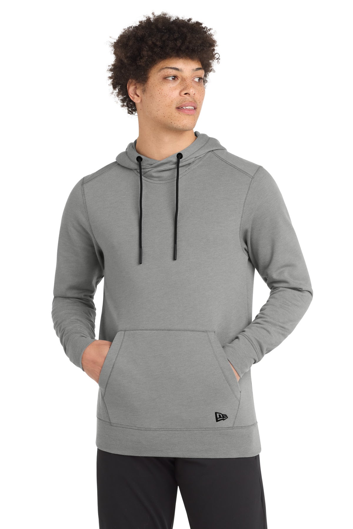 New Era Men's    Tri-Blend Fleece Pullover Hoodie