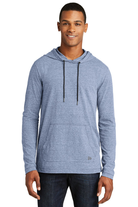 New Era Men's    Tri-Blend Performance Pullover Hoodie Tee