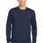 New Era Men's    Heritage Blend Long Sleeve Crew Tee