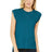 BELLA + CANVAS Women’s Flowy Rolled Cuffs Muscle Tee
