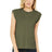 BELLA + CANVAS Women’s Flowy Rolled Cuffs Muscle Tee