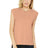 BELLA + CANVAS Women’s Flowy Rolled Cuffs Muscle Tee
