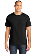 Gildan Men's    Heavy Cotton    100% Cotton Pocket T-Shirt
