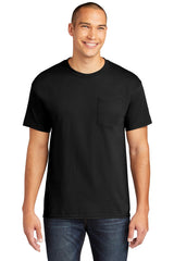 Gildan Men's    Heavy Cotton    100% Cotton Pocket T-Shirt