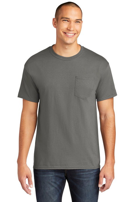 Gildan Men's    Heavy Cotton    100% Cotton Pocket T-Shirt