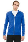 Bella + Canvas Men's    Triblend Full-Zip Lightweight Hoodie