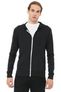 Bella + Canvas Men's    Triblend Full-Zip Lightweight Hoodie