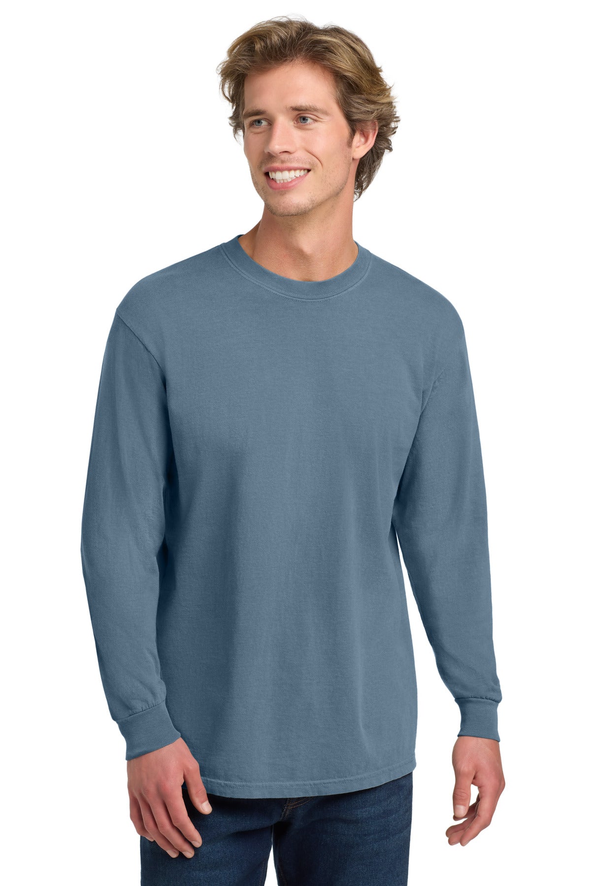 Comfort Colors Men's    Heavyweight Ring Spun Long Sleeve Tee