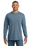 Comfort Colors Men's Garment-Dyed Heavyweight Long Sleeve Pocket T-Shirt Mens Apparel Shirts & Tops