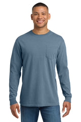 Comfort Colors Men's Garment-Dyed Heavyweight Long Sleeve Pocket T-Shirt Mens Apparel Shirts & Tops