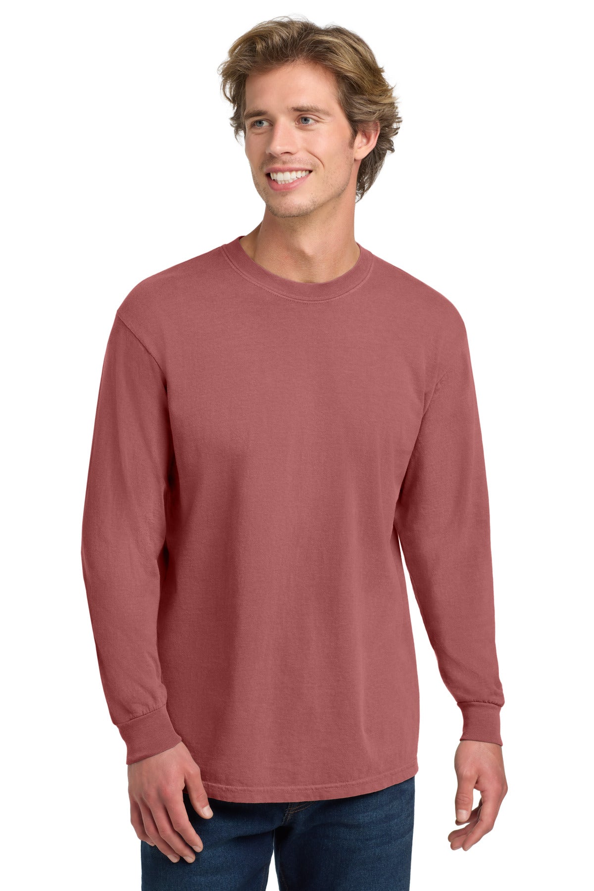 Comfort Colors Men's    Heavyweight Ring Spun Long Sleeve Tee