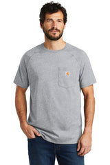 Carhartt Men's Force    Cotton Delmont Short Sleeve T-Shirt