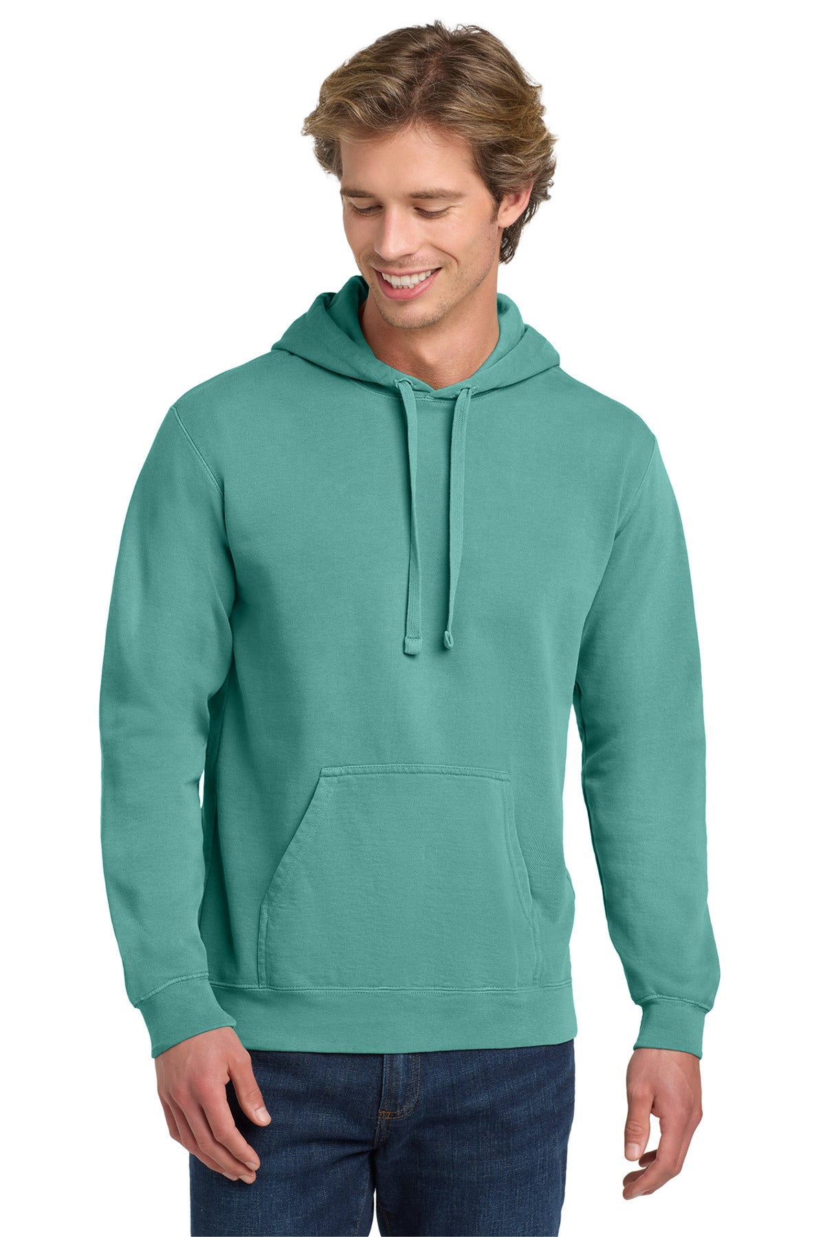Comfort Colors Men's Garment-Dyed Hooded Sweatshirt Mens Apparel Sweatshirts & Fleece