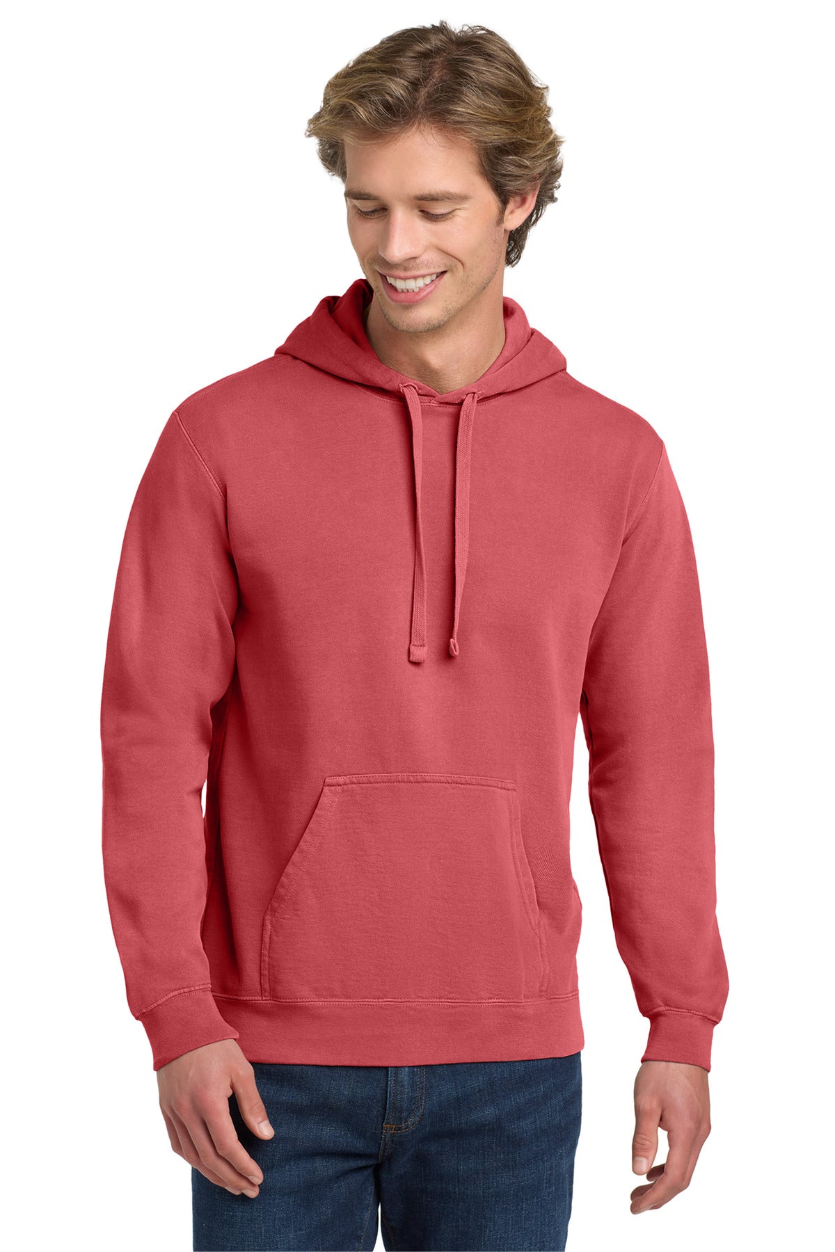 Comfort Colors Men's Garment-Dyed Hooded Sweatshirt Mens Apparel Sweatshirts & Fleece