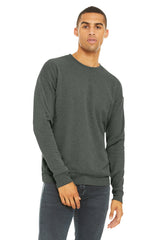 BELLA + CANVAS Men's Sponge Fleece Drop Shoulder Crewneck Sweatshirt Mens Apparel Sweatshirts & Fleece