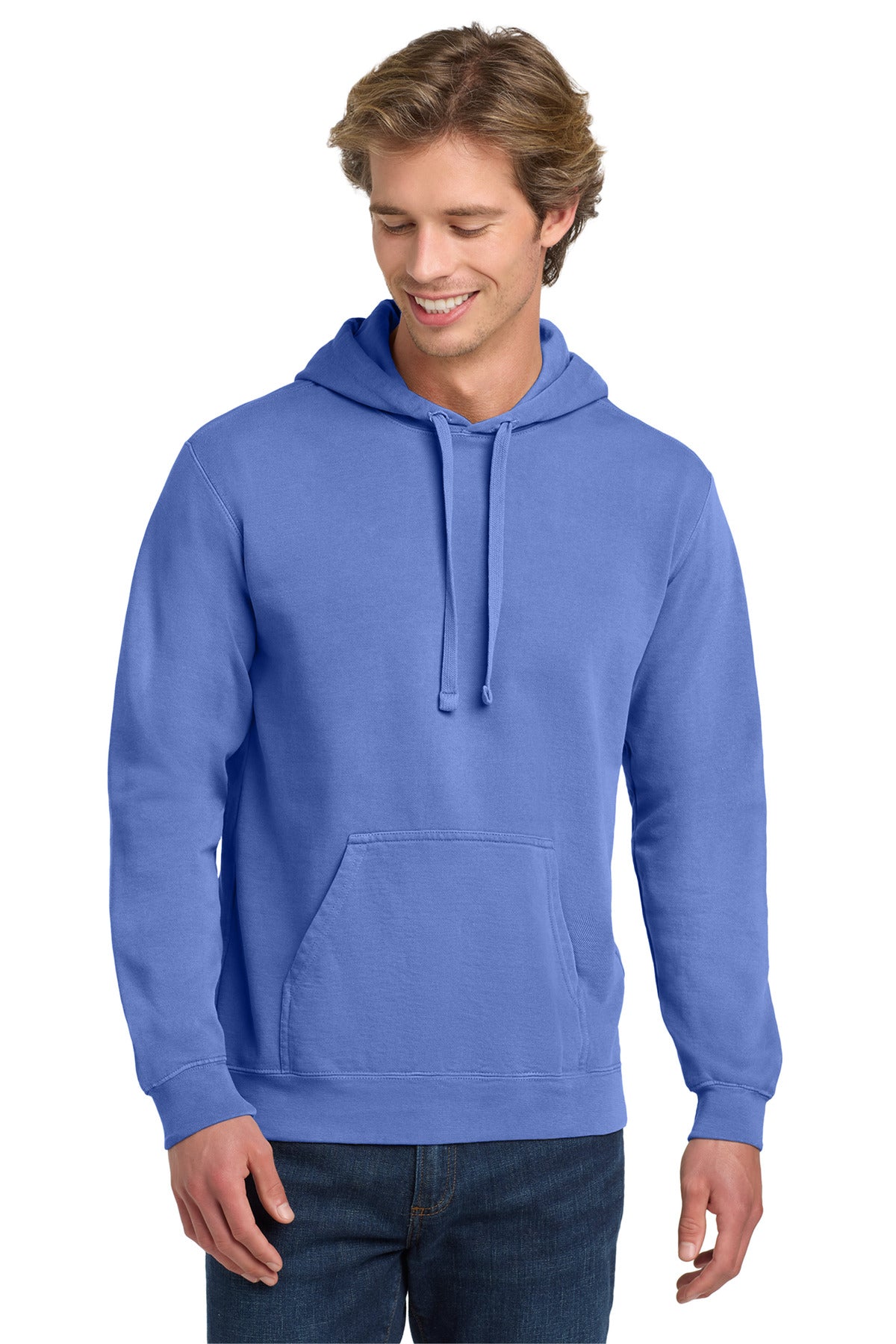 Comfort Colors Men's Garment-Dyed Hooded Sweatshirt Mens Apparel Sweatshirts & Fleece
