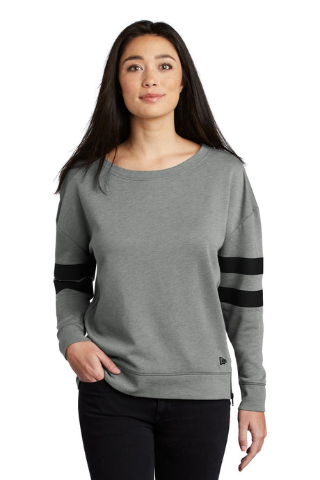 New Era Women's    Tri-Blend Fleece Varsity Crew LNEA513