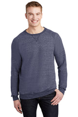 Jerzees Men's    Snow Heather French Terry Raglan Crew 91M