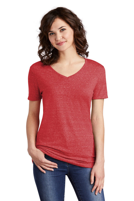 Jerzees Women's    Snow Heather Jersey V-Neck T-Shirt