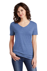 Jerzees Women's    Snow Heather Jersey V-Neck T-Shirt