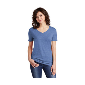 Jerzees Women's    Snow Heather Jersey V-Neck T-Shirt