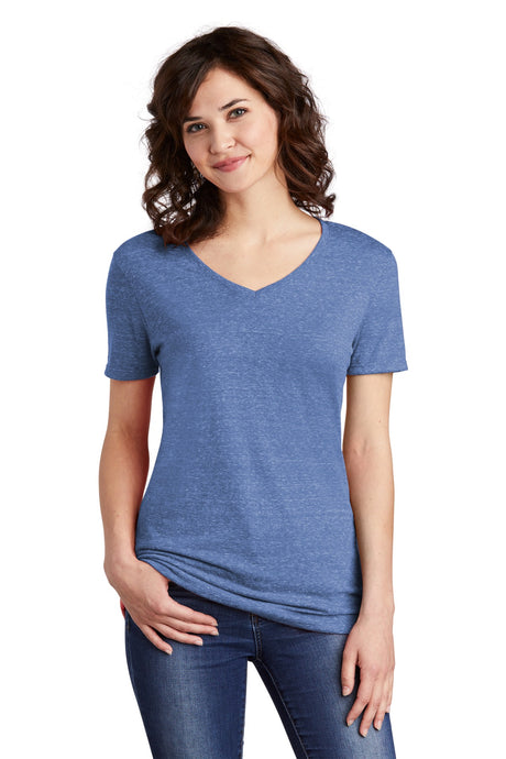Jerzees Women's    Snow Heather Jersey V-Neck T-Shirt