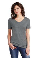 Jerzees Women's    Snow Heather Jersey V-Neck T-Shirt