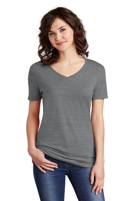 Jerzees Women's    Snow Heather Jersey V-Neck T-Shirt