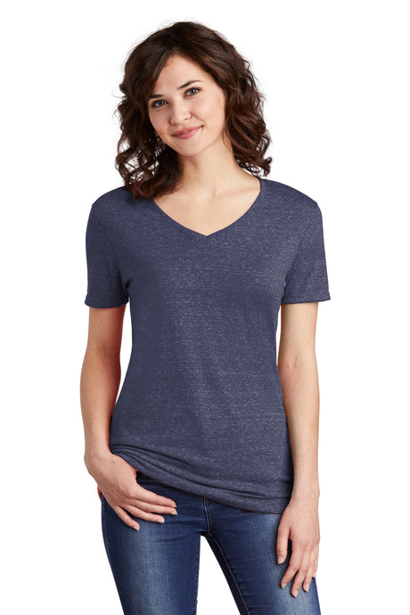 Jerzees Women's    Snow Heather Jersey V-Neck T-Shirt