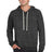 JERZEES Men's Snow Heather French Terry Raglan Hooded Sweatshirt