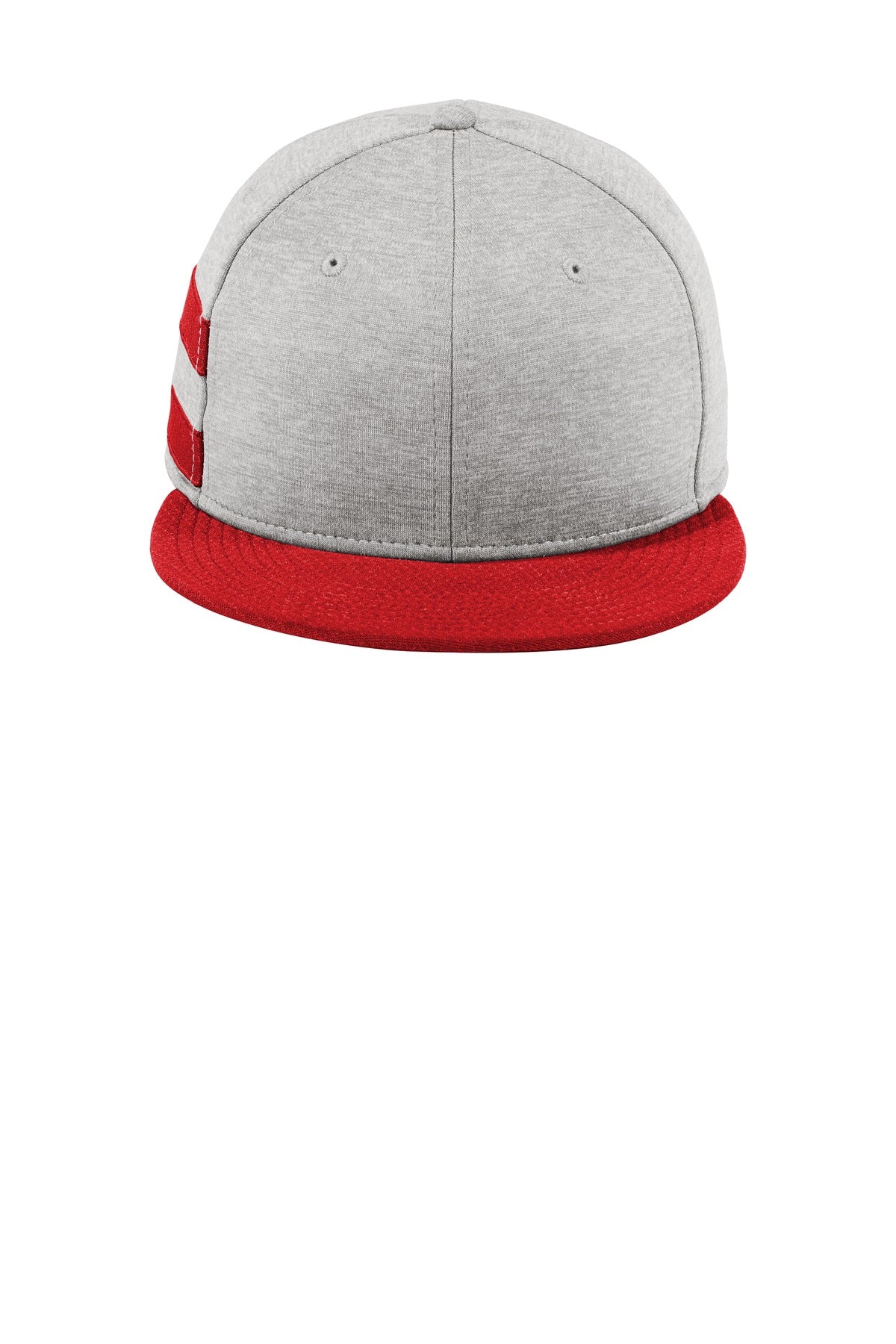 New Era     Shadow Heather Striped Flat Bill Snapback Cap NE408