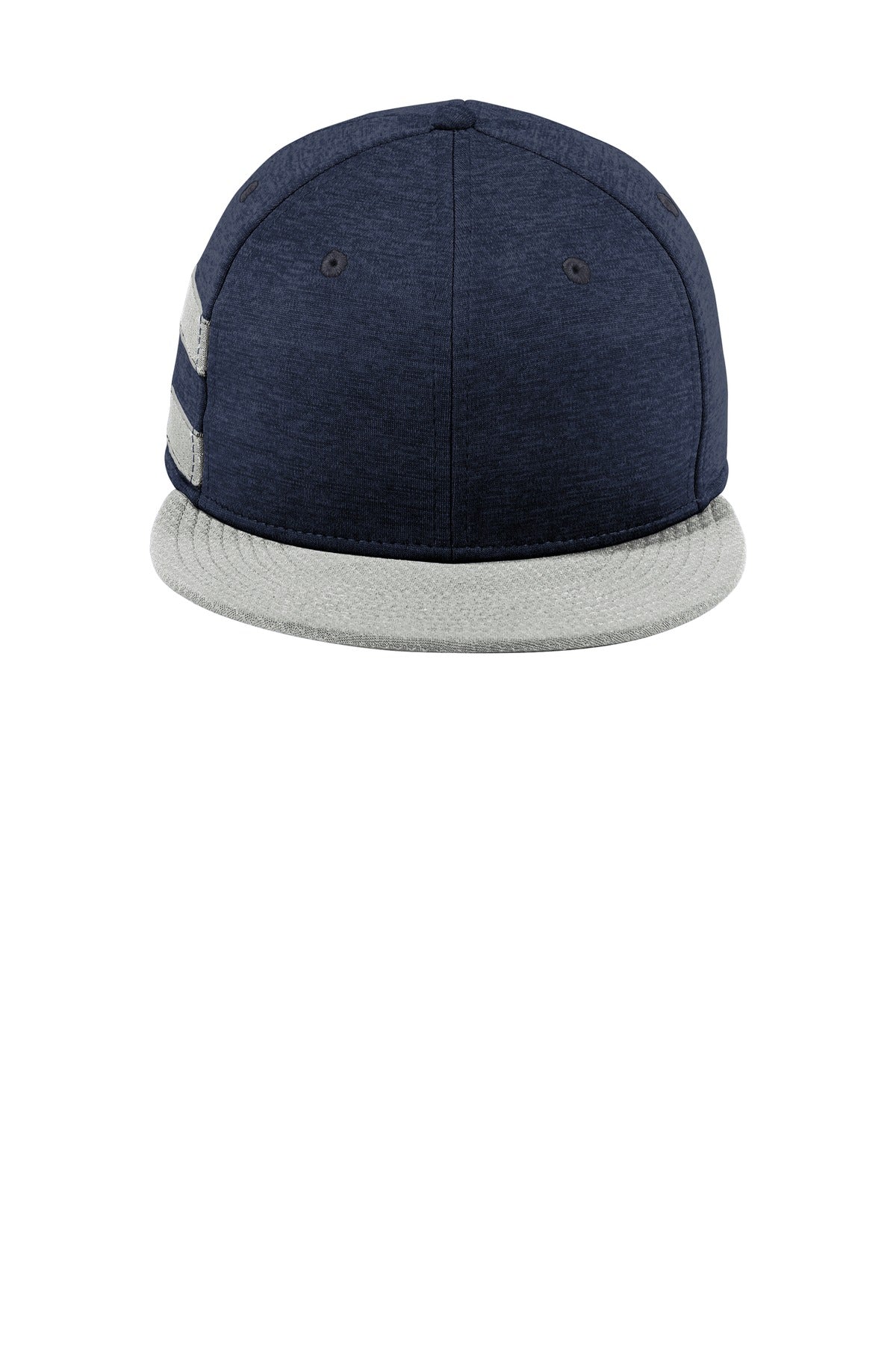 New Era     Shadow Heather Striped Flat Bill Snapback Cap NE408